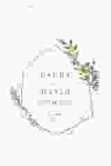 Menükarte Hochzeit "Herbarium"