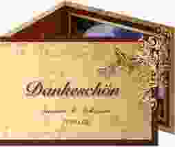 Danksagungskarte Hochzeit "Toulouse"