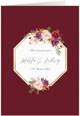 Klick: Details zu Einladungskarte Hochzeit "Prachtvoll" anzeigen Einladungskarte Hochzeit "Prachtvoll"