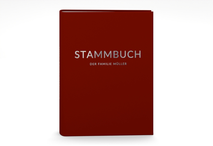 Stammbuch A5 Standesamt Stammbuch A5 rot silber