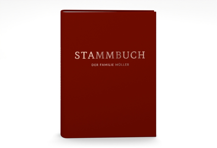 Stammbuch A5 Standesamt Stammbuch A5 rot rosegold