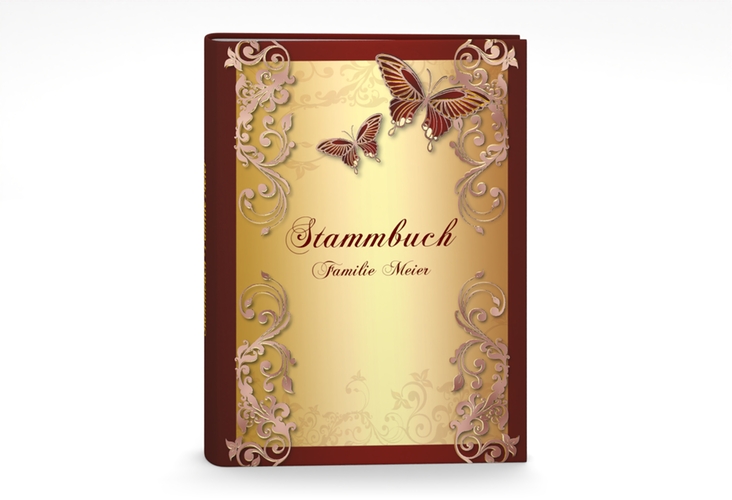 Stammbuch A5 Toulouse Stammbuch A5 rot rosegold