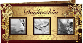 Klick: Details zu Dankeskarte Hochzeit "Toulouse" anzeigen Dankeskarte Hochzeit "Toulouse"