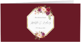 Klick: Details zu Danksagung Hochzeit "Prachtvoll" anzeigen Danksagung Hochzeit "Prachtvoll"