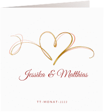 Hochzeitseinladung "Envie"