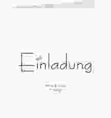 Hochzeitseinladung "Twohearts"