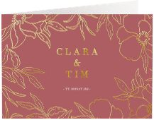 Hochzeitseinladung "Contour"