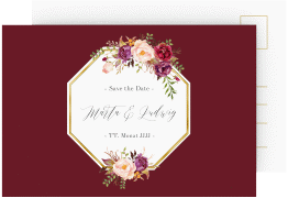 Klick: Details zu Save the Date-Postkarte "Prachtvoll" anzeigen Save the Date-Postkarte "Prachtvoll"