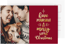 Weihnachtskarte "Winterfreuden"