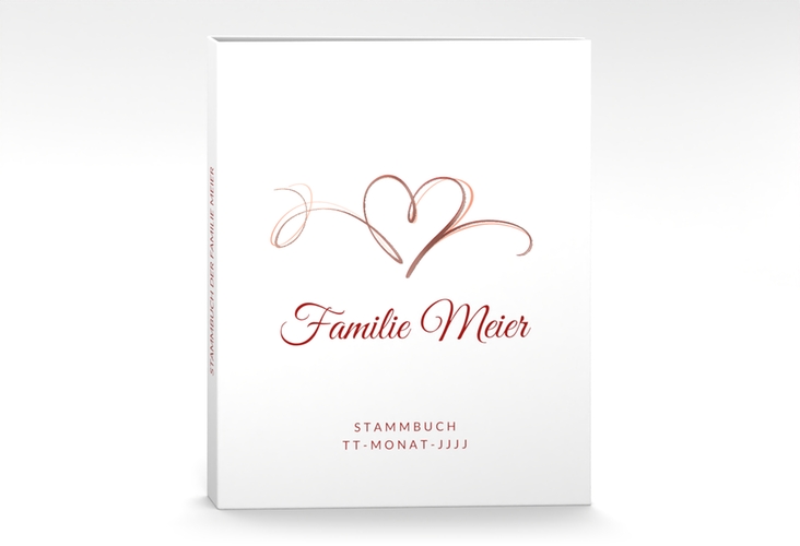 Stammbuch A4 Envie Stammbuch A4 rot rosegold