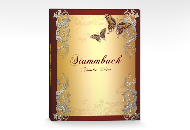 Stammbuch A4 Toulouse Stammbuch A4 rot silber
