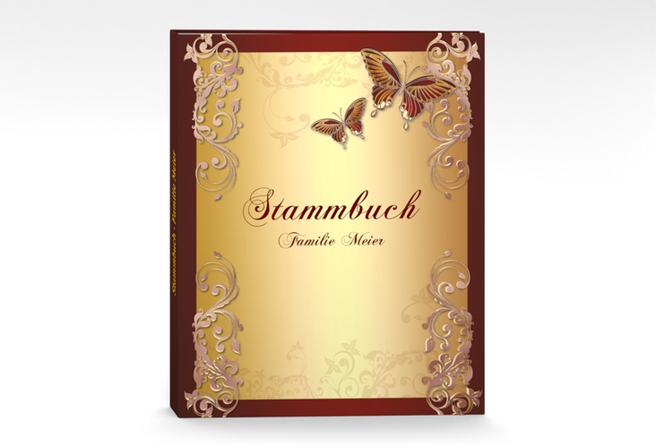 Stammbuch A4 Toulouse Stammbuch A4 rot rosegold
