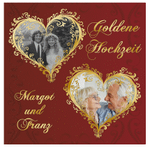 Gästebuch Creation Hochzeit "Goldene Hochzeit"