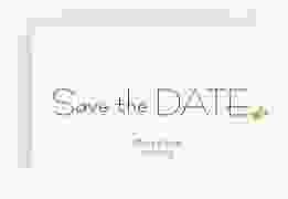 Save the Date-Karte Hochzeit "Twohearts"