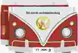 Einladung Geburtstag "Bulli Bus"