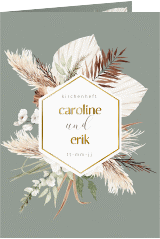 Kirchenheft Hochzeit Bohemian