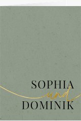 Menükarte Hochzeit Easy