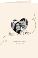 Klick: Details zu Menükarte Hochzeit "Dolce" anzeigen Menükarte Hochzeit "Dolce"