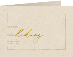 Klick: Details zu Hochzeitseinladung "Simple Line" anzeigen Hochzeitseinladung "Simple Line"