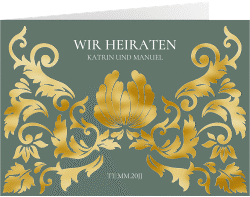 Hochzeitseinladung "Royal"