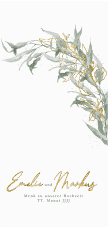Klick: Details zu Menükarte Hochzeit "Eucalyptus Green" anzeigen Menükarte Hochzeit "Eucalyptus Green"