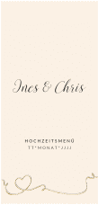 Klick: Details zu Menükarte Hochzeit "Dolce" anzeigen Menükarte Hochzeit "Dolce"