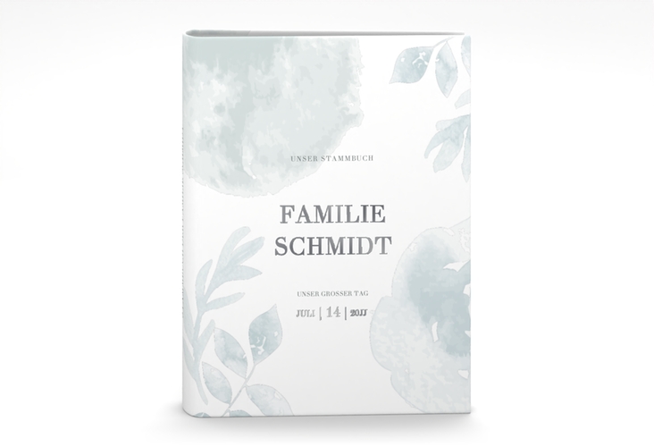 Stammbuch A5 Blätterdruck Stammbuch A5 silber