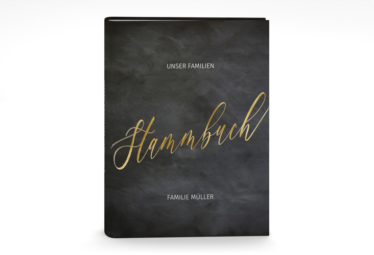 Stammbuch A5 Chalkboard Stammbuch A5 gold