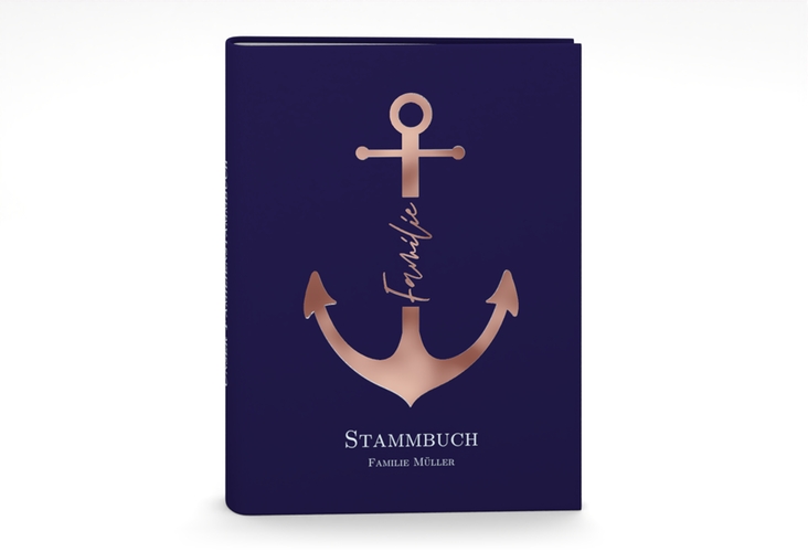 Stammbuch A5 Familienanker Stammbuch A5 rosegold