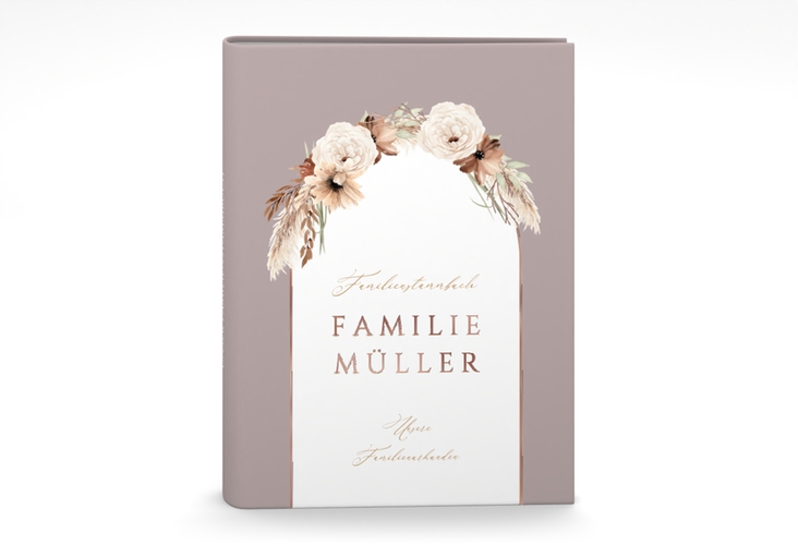 Stammbuch A5 Blumenbogen Stammbuch A5 rosegold