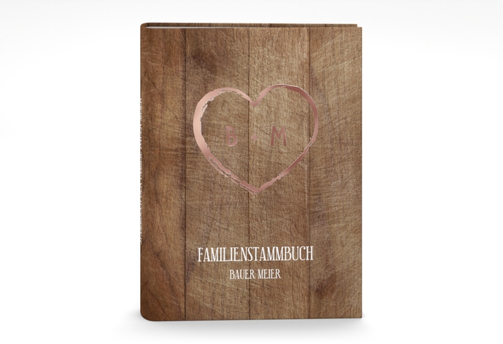 Stammbuch A5 Wood Stammbuch A5 rosegold