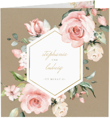 Klick: Details zu Hochzeitseinladung "Graceful" anzeigen Hochzeitseinladung Graceful