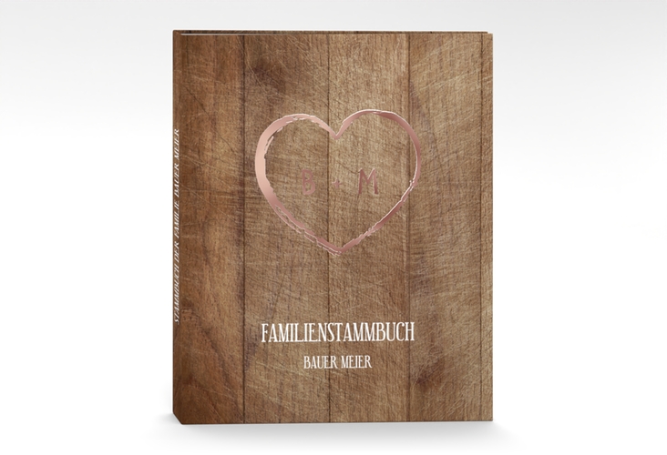 Stammbuch A4 Wood Stammbuch A4 rosegold