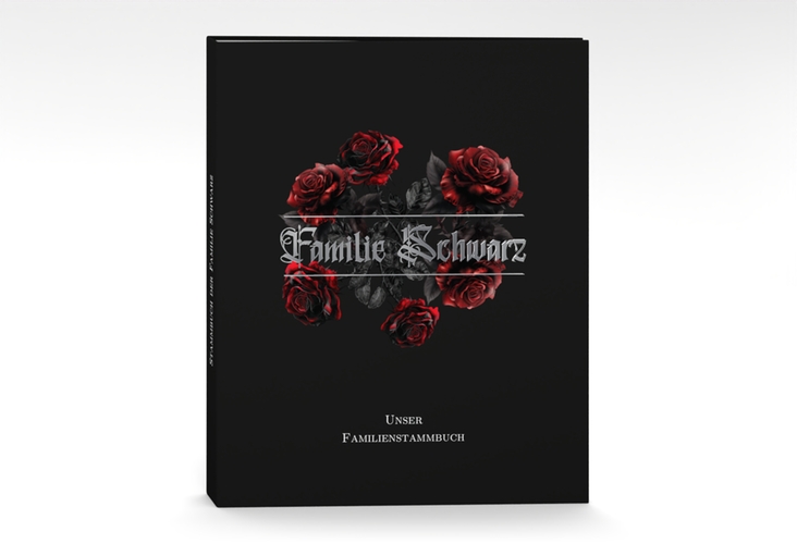 Stammbuch A4 Gothic Rose Stammbuch A4 silber