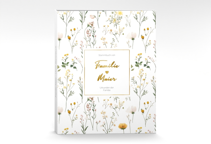Stammbuch A4 Blumenwiese Stammbuch A4 gold
