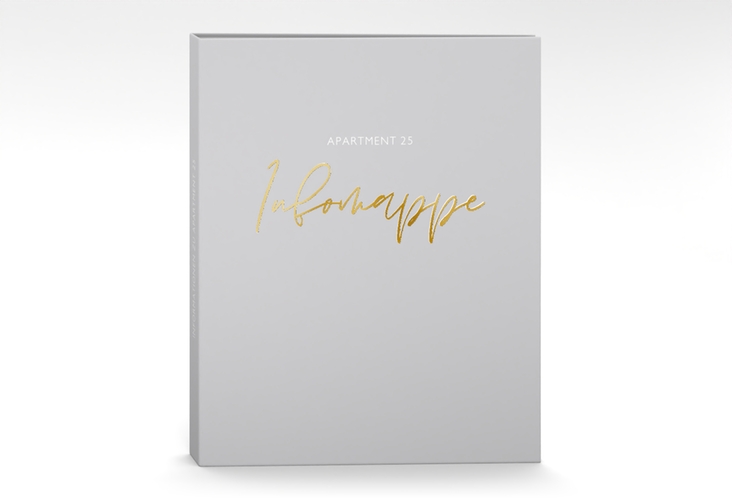 Gästemappe Ferienwohnung A4 Stadt Apartment Gästemappe A4 gold