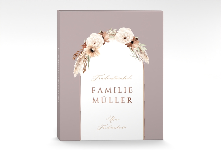 Stammbuch A4 Blumenbogen Stammbuch A4 rosegold