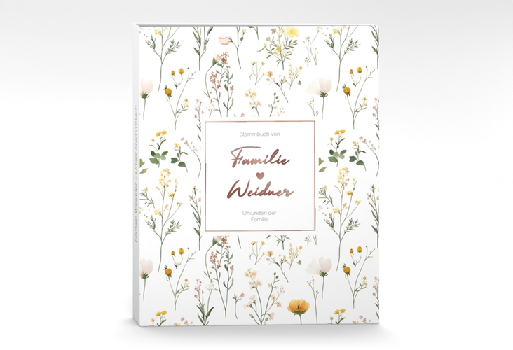 Stammbuch A4 Blumenwiese Stammbuch A4 rosegold
