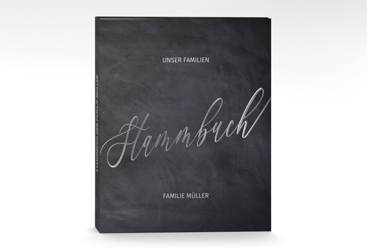 Stammbuch A4 Chalkboard Stammbuch A4 silber