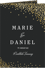 Kirchenheft Hochzeit "Glitter"