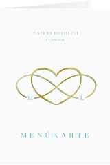 Klick: Details zu Menükarte Hochzeit "Infinity" anzeigen Menükarte Hochzeit "Infinity"