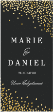 Klick: Details zu Menükarte Hochzeit "Glitter" anzeigen Menükarte Hochzeit "Glitter"