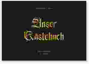 Gästebuch A4 quer "Wednesday"