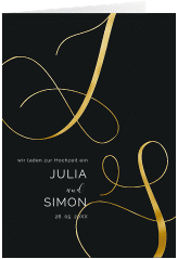 Hochzeitseinladung "Eheschließung"