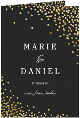 Einladungskarte Hochzeit "Glitter"