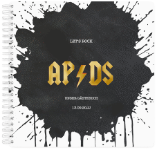 Gästebuch Hochzeit "Hardrock"