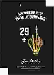 Einladung 30. Geburtstag Alter Knochen