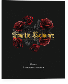 Stammbuch A4 "Gothic Rose"