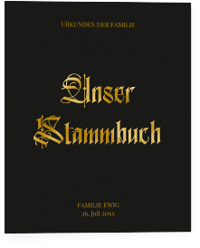 Klick: Details zu Stammbuch A4 "Wednesday" anzeigen Stammbuch A4 "Wednesday"