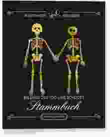 Stammbuch A4 "Bones"